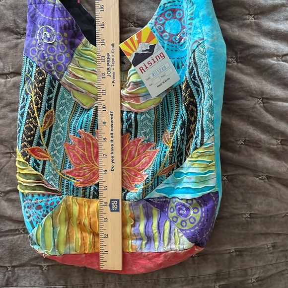 Embroidered tie-dye bucket bag new with tags - Picture 9 of 13